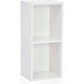 Way Basics Way Basics Eco 2 Shelf Narrow Bookcase, White BS-285-340-770-WE
